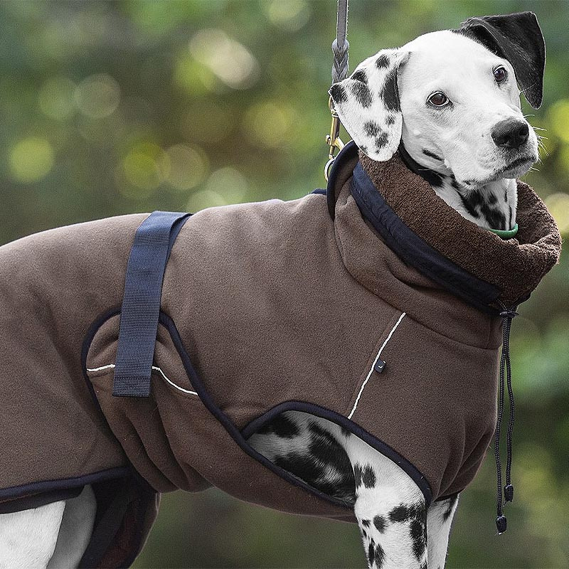 WarmUp Cape PRO Mantel für mittelgroße Hunde mocca braun XL