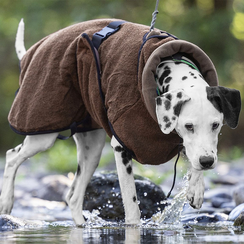 WarmUp Cape PRO Mantel für mittelgroße Hunde mocca braun XL