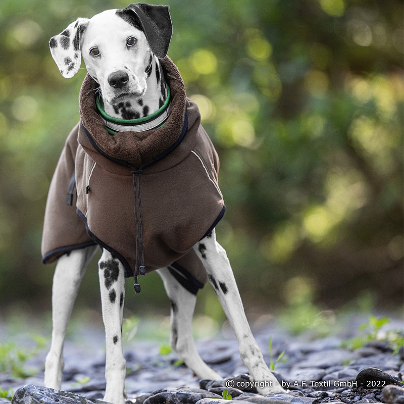 WarmUp Cape PRO Mantel für mittelgroße Hunde mocca braun XL