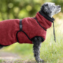 WarmUp Cape PRO Mantel MINI für kleine Hunde in bordeaux dunkelrot NEU