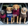 WarmUp Cape PRO Mantel MINI für kleine Hunde in bordeaux dunkelrot NEU