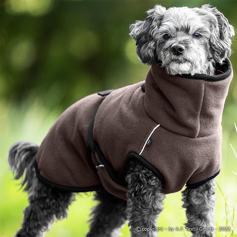 WarmUp Cape PRO Mantel MINI für kleine Hunde in mocca braun NEU