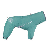 Hurtta Mudventure Overall ECO Regenmantel mit Beinen in ozeangrün 30 S