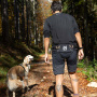 Non-stop dogwear Trekking belt Wandern Gurt Bauchgurt schwarz grau 2.0