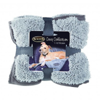 Scruffs Cosy wärmende Kuscheldecke grau - grey