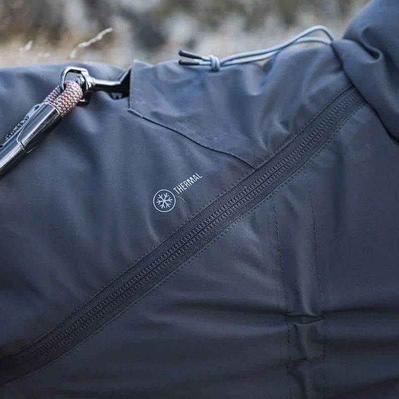 Hurtta Extreme Overall Wintermantel mit Beinen blackberry grau 30M