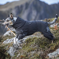 Hurtta Extreme Overall Wintermantel mit Beinen blackberry grau 40M