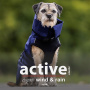 Active Cape Elastic wind & rain MINI Regenmantel für kleine Hunde in orange