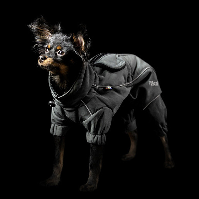 Rukka Pets Wintermantel mit Beinen Thermal Overall 45 burgund rot