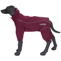 Rukka Pets Wintermantel mit Beinen Thermal Overall 65 burgund rot