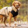 Active Cape ELASTIC Plus Wintermantel für mittelgroße Hunde in sand beige