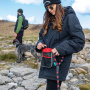KONG Travel Hiking Bag Gassitasche Wandertasche in schwarz grau