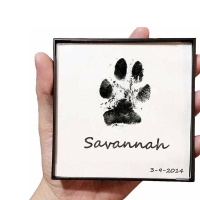2 x Pfotenabdruck für deinen kleinen Hund &...