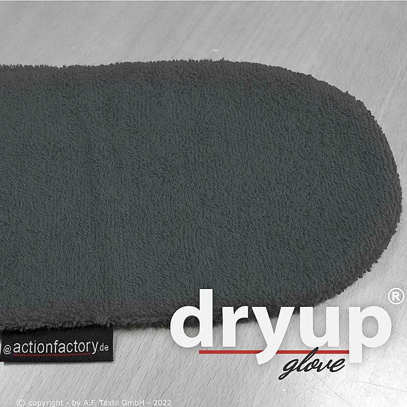 DryUp Glove kleiner Trocken Handschuh aus Baumwolle in anthrazit grau