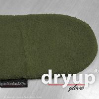DryUp Glove kleiner Trocken Handschuh aus Baumwolle in moos grün