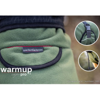 WarmUp Cape PRO Mantel für WINDHUNDE in pine green piniengrün-moos