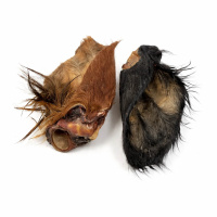 Rinderohren mit Muschelansatz und Fell für Hunde  10 Stück