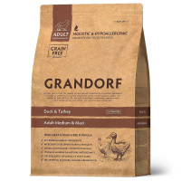 Grandorf Trockenfutter Ente und Pute für erwachsene Hunde 10kg