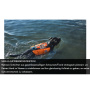 Non-stop dogwear Hundeschwimmweste Protector schwarz orange