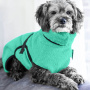 DryUp Trocken Cape Hundebademantel MINI für kleine Hunde in mint grün