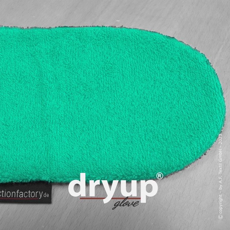 DryUp Glove kleiner Trocken Handschuh aus Baumwolle in mint grün