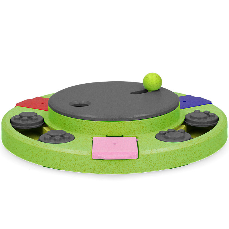Eat Slow Live Longer Puzzle Hundespielzeug Intelligenzspielzeug Circle