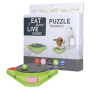 Eat Slow Live Longer Puzzle Hundespielzeug Inelligenzspielzeug Triangle