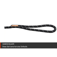 Non-stop dogwear Leine Rock runde Leine in schwarz