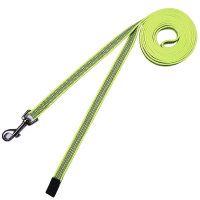 Rukka Pets Grip gummierte Schleppleine Trainingsleine in neongelb L 10 m