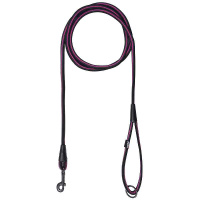 Rukka Pets Grip gummierte Leine Führleine rund in grau pink M 8 mm ø
