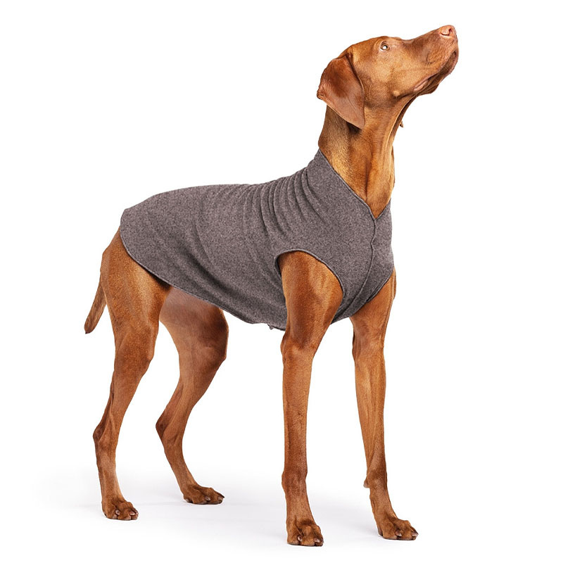 Goldpaw Stretch Fleece Hundepullover in charcoal grau