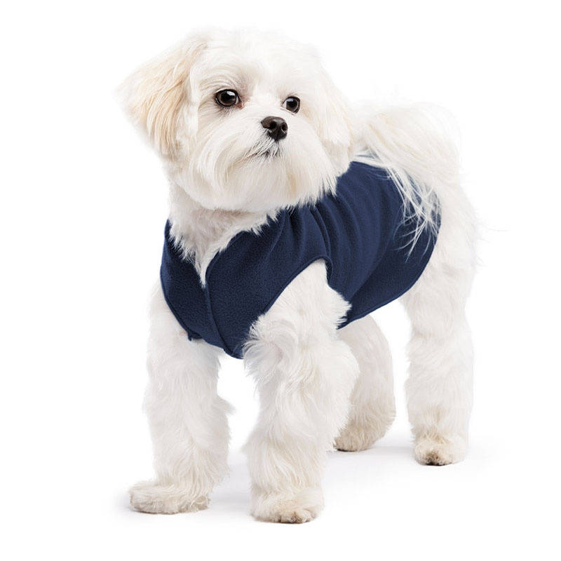 Goldpaw Stretch Fleece Hundepullover in navy blau Größe 8