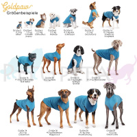 Goldpaw Stretch Fleece Hundepullover in navy blau Größe 10