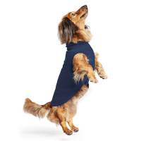 Goldpaw Stretch Fleece Hundepullover in navy blau Größe 30