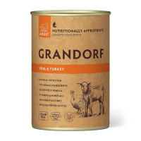 Grandorf Nassfutter mit Kalb und Pute 400g