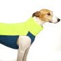 Sofadogwear Hachico NS-Home Fleecepullover in neongelb teal petrol