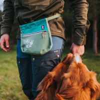 HURTTA Belohnungstasche Treat Pocket in grau-ocker
