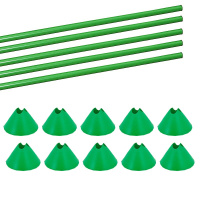 Hürden Set Cavaletti Agility Hundetraining 100cm GRÜN GRÜN