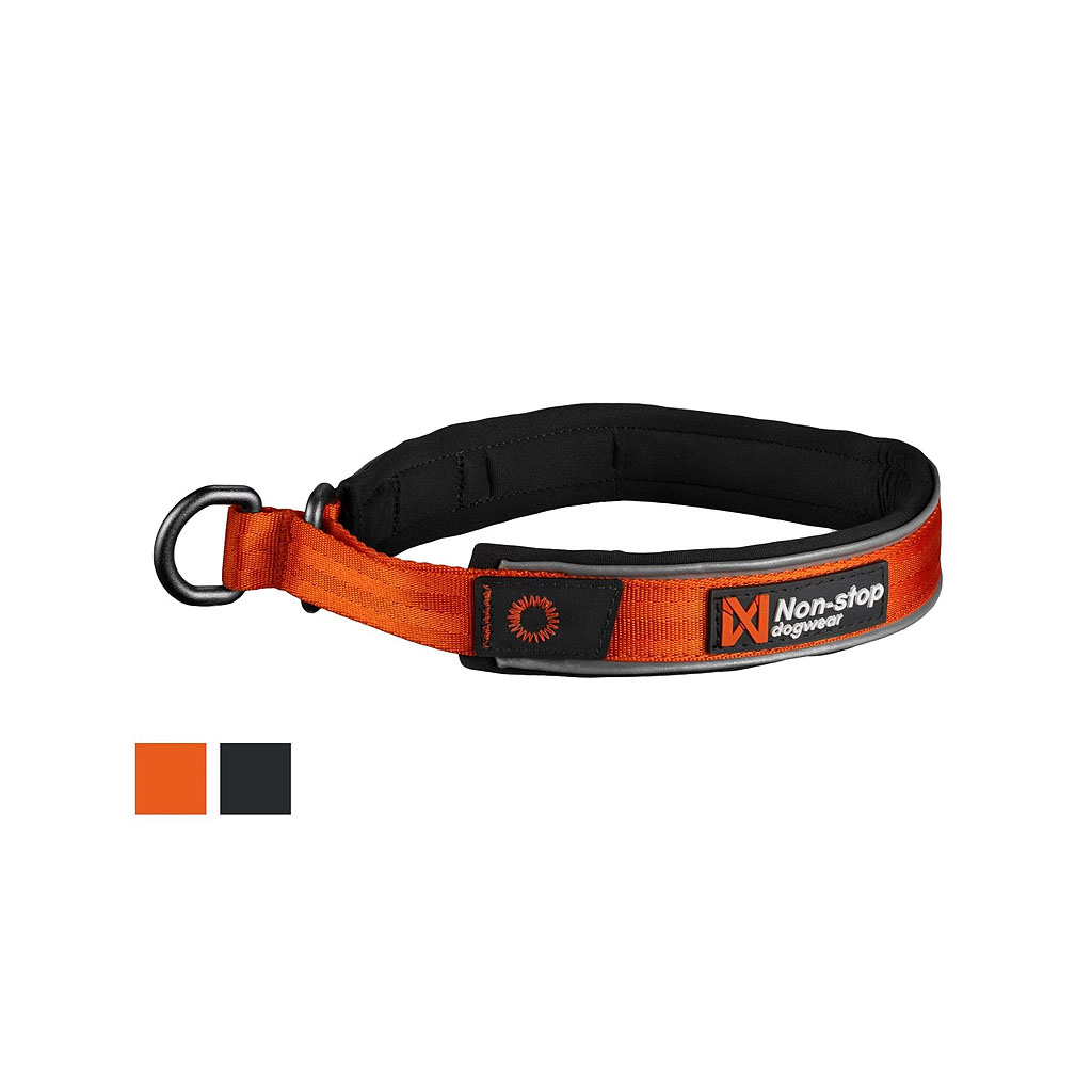 Verstellbares Zugstopp Halsband aus robustem Gurtband