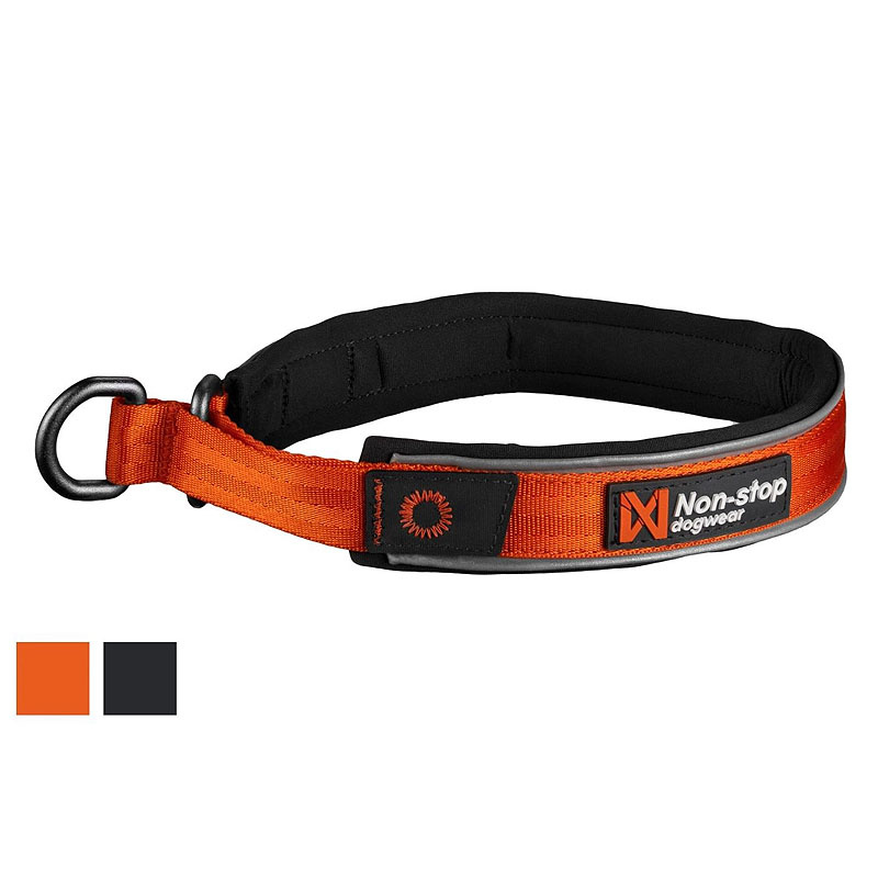 Non-stop dogwear Zugstopp Halsband Cruise Collar in orange XS 36