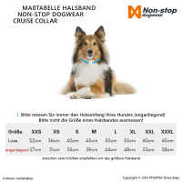 Non-stop dogwear Zugstopp Halsband Cruise Collar in orange XXL 60