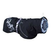 Hurtta Regenmantel Drizzle Dunkelgrau schwarz 20