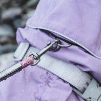 Hurtta Regenmantel Drizzle Dunkelgrau schwarz 65