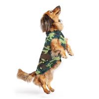 Goldpaw Stretch Fleece Hundepullover in camouflage Größe 6
