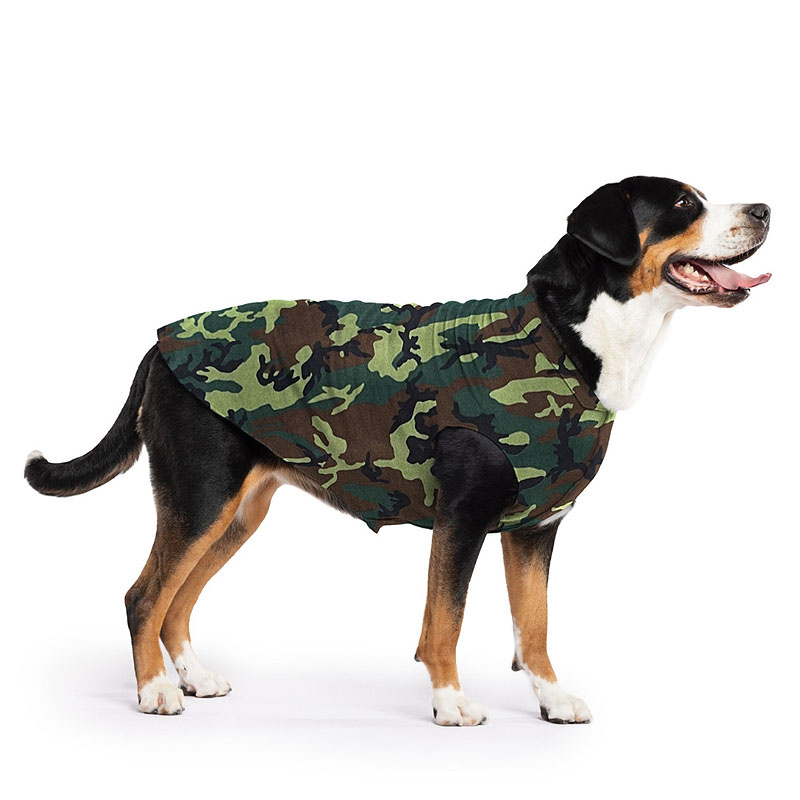 Goldpaw Stretch Fleece Hundepullover in camouflage Größe 20
