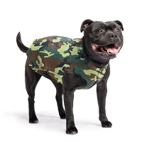 Goldpaw Stretch Fleece Hundepullover in camouflage Größe 22