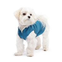 Goldpaw Stretch Fleece Hundepullover in marine petrol Größe 14