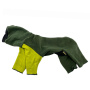 Goldpaw Stretch-Fleece Onesie Pullover mit Beinen Pyjama in grün oliv