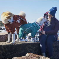 Hurtta Mudventure Overall ECO Regenmantel mit Beinen in zimt braun 30 S