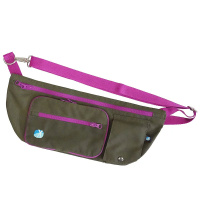 Anny-X Skewbag Umhängetasche  oliv-pink